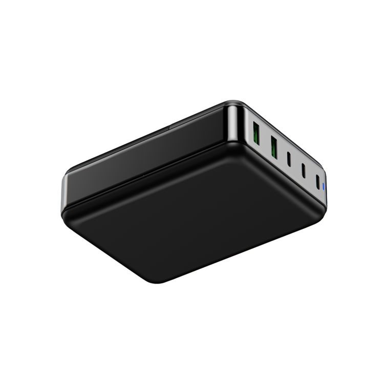 صورة Powerology 200W Total Output GaN Charging Terminal with LED and Voltage Display