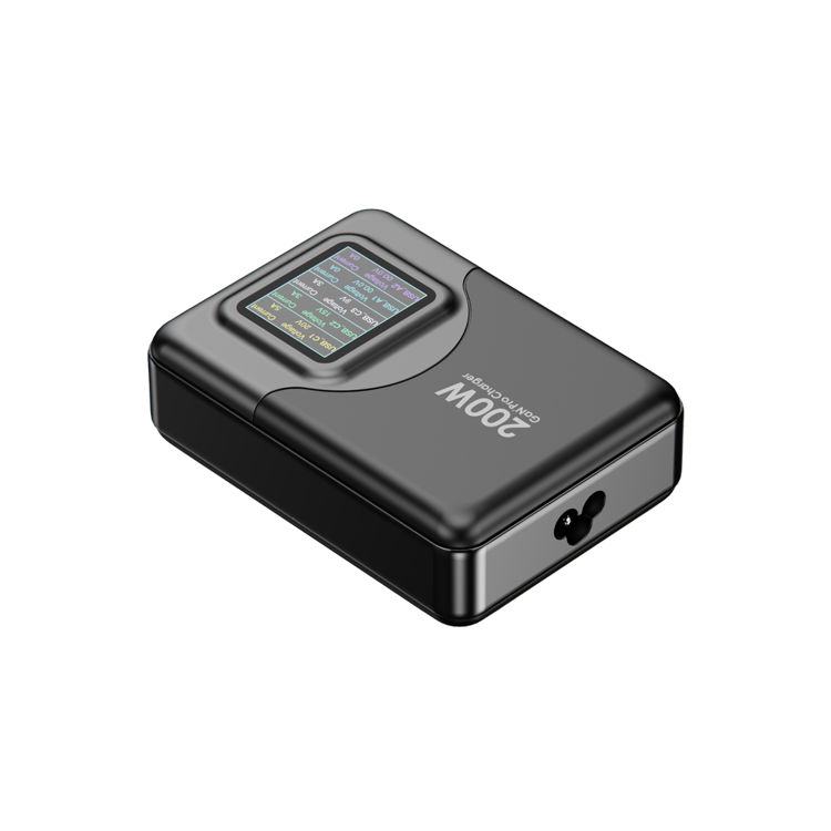 صورة Powerology 200W Total Output GaN Charging Terminal with LED and Voltage Display