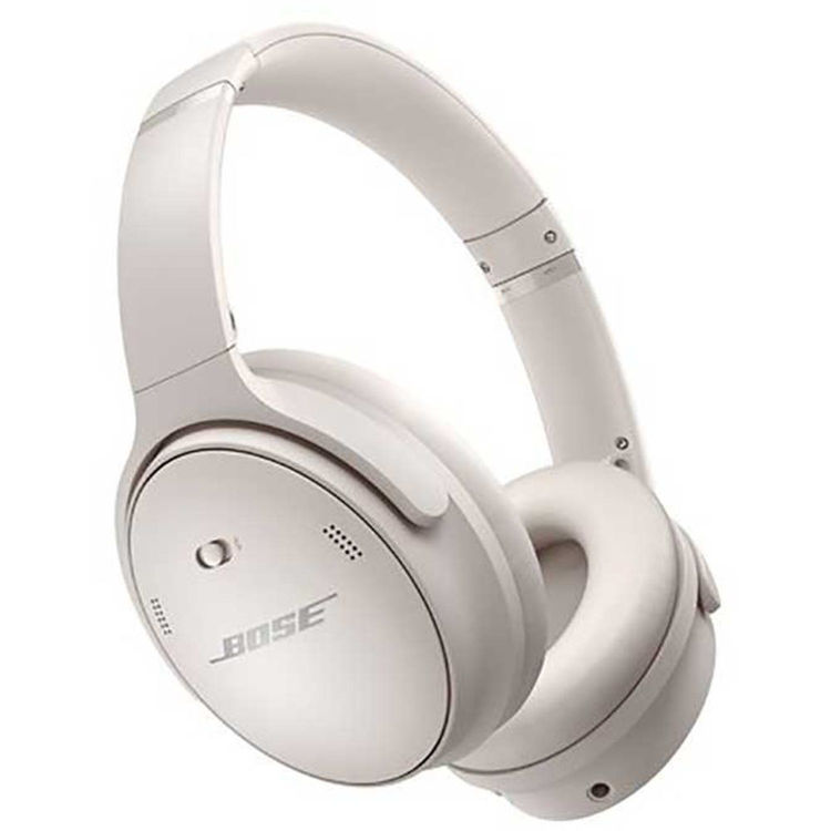 صورة Bose QuietComfort 45 Noise-Canceling Wireless Over-Ear Headphones (White Smoke)