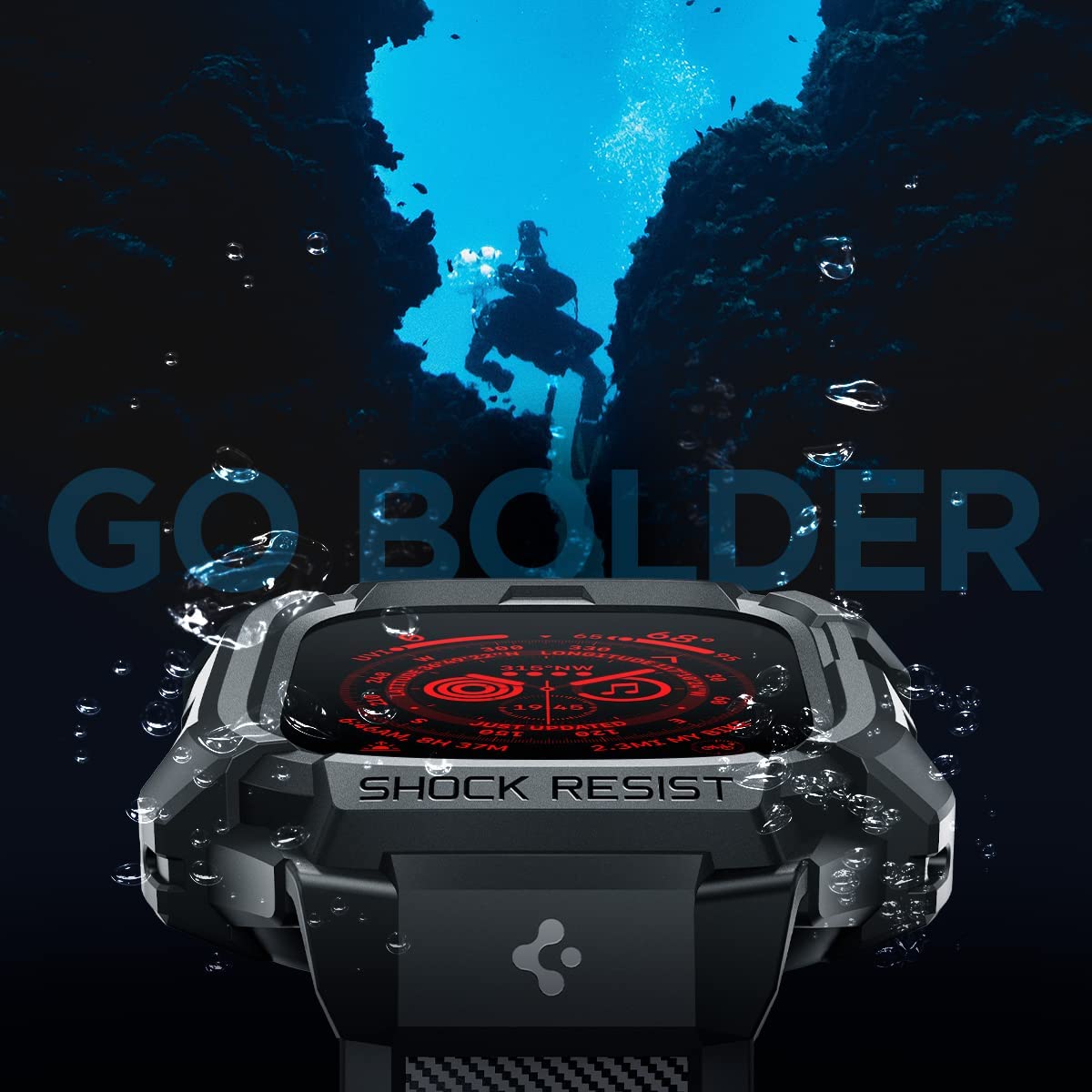 Spigen Apple Watch Ultra (49mm) Case Rugged Armor Pro196