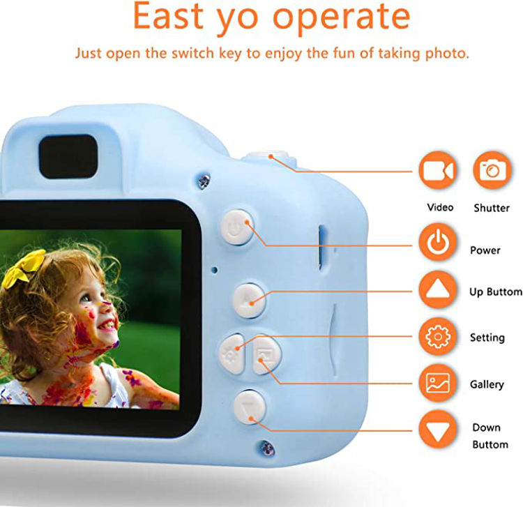 صورة G-TAB KC01 Kids Camera Blue