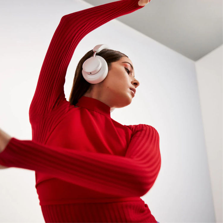صورة Urbanista Miami Wireless Bluetooth Noise-Cancelling Headphones - Pearl White