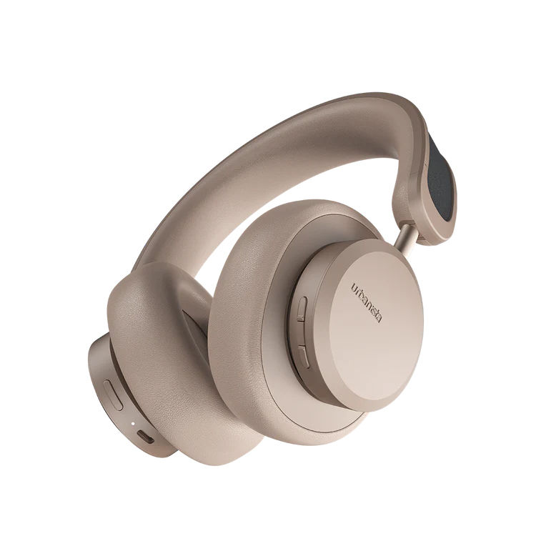 صورة Urbanista Los Angeles Solar Powered Wireless Bluetooth Noise-Cancelling Headphones - Sand Gold