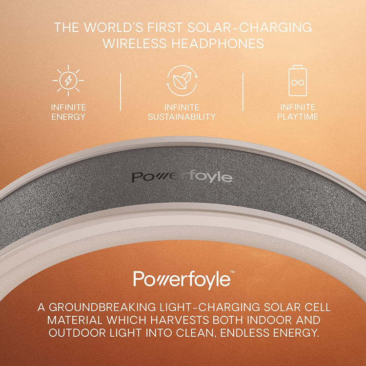 صورة Urbanista Los Angeles Solar Powered Wireless Bluetooth Noise-Cancelling Headphones - Sand Gold