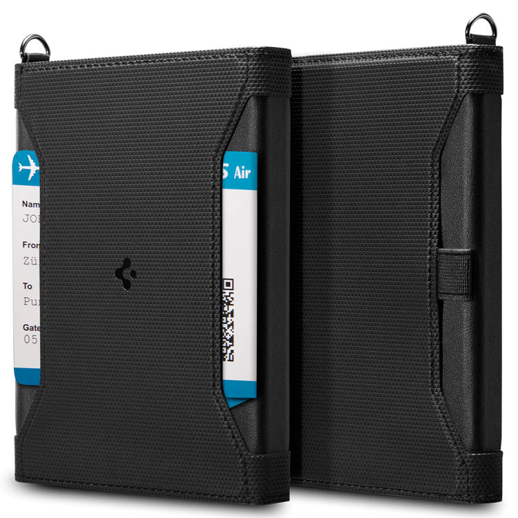 صورة SpigenSpigen Card Holder Passport Wallet Travel Documents Organizer 