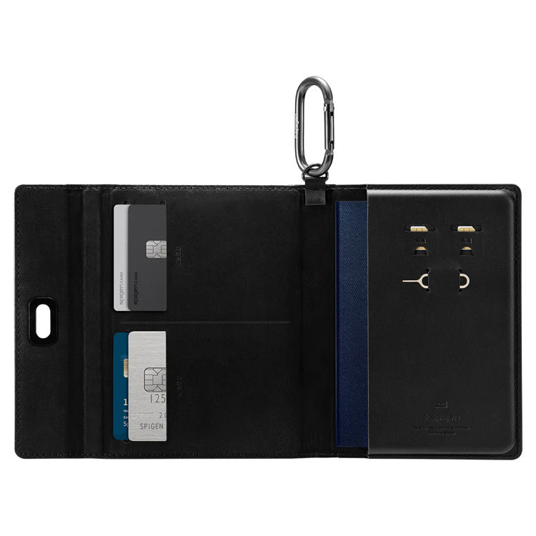 صورة SpigenSpigen Card Holder Passport Wallet Travel Documents Organizer 