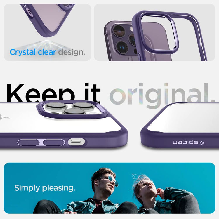 صورة SPIGEN ULTRA HYBRID APPLE IPHONE 14 PRO DEEP PURPLE_ACS05577