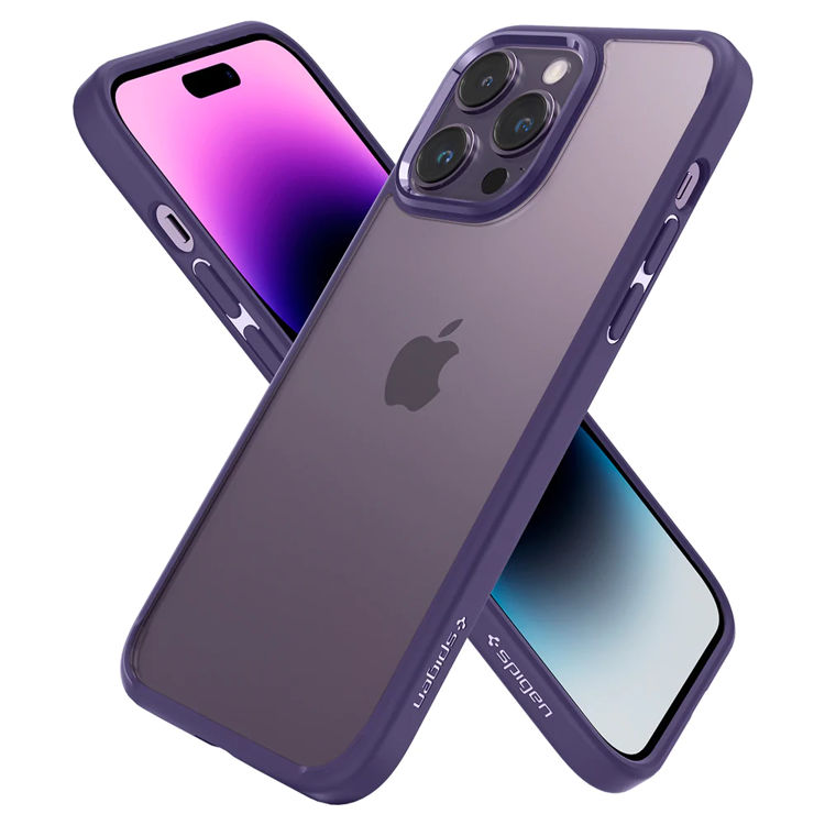 صورة SPIGEN ULTRA HYBRID APPLE IPHONE 14 PRO DEEP PURPLE_ACS05577