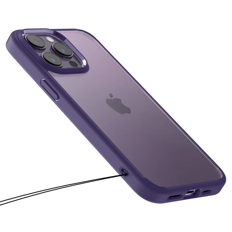 صورة SPIGEN ULTRA HYBRID APPLE IPHONE 14 PRO DEEP PURPLE_ACS05577