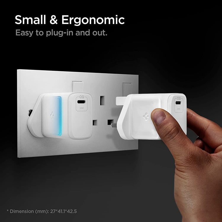 صورة Spigen USB C Charger 20W PD 3.0 Fast charging Plug