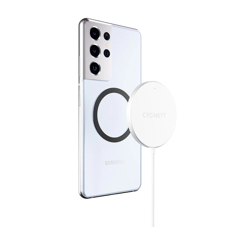 صورة Cygnett MagCharge 1.2m Magnetic Wireless Charging Cable - White