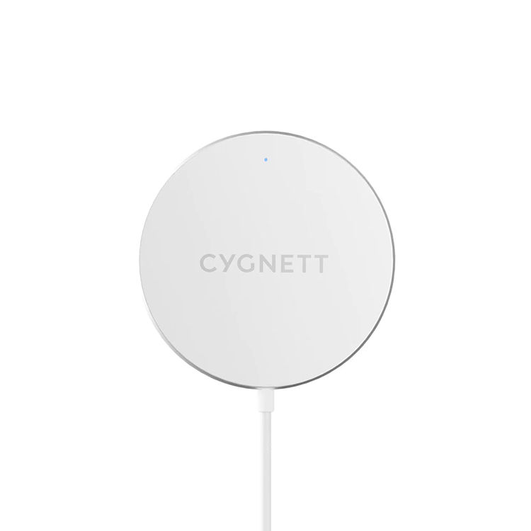 صورة Cygnett MagCharge 1.2m Magnetic Wireless Charging Cable - White