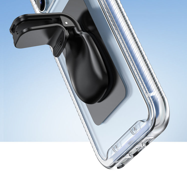 صورة Acefast Magnetic Car Phone Holder for Ventilation Grille Gray