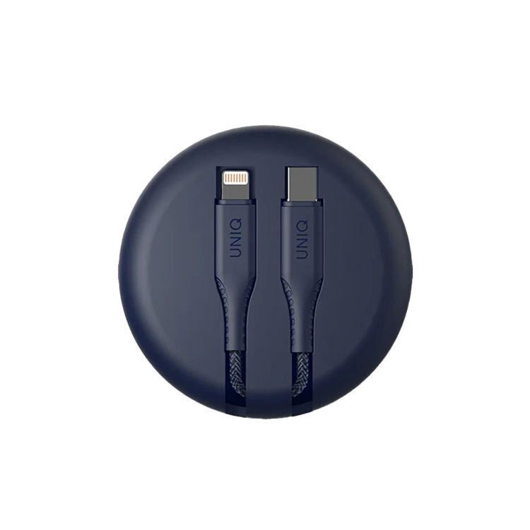 صورة UNIQ HALO USB-C TO LIGHTNING CABLE 1.2M MARINE BLUE (BLUE)