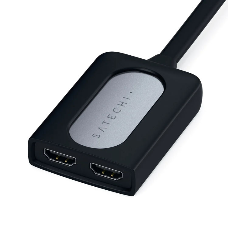 Picture of SATECHI ADAPTER TYPE-C DUAL HDMI ADAPTER SPACE GREY