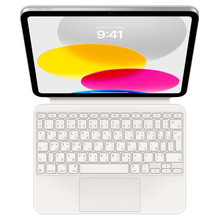 صورة Magic Keyboard Folio for iPad (10th generation) - Arabic