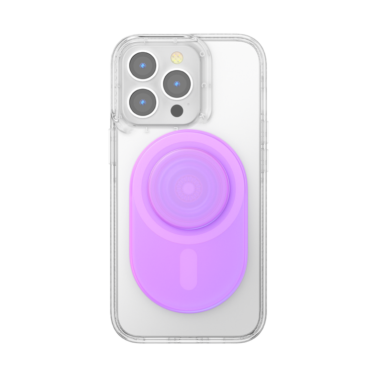 صورة PopSockets PopGrip Magnetic Grip and Stand for MagSafe - Opalescent Pink