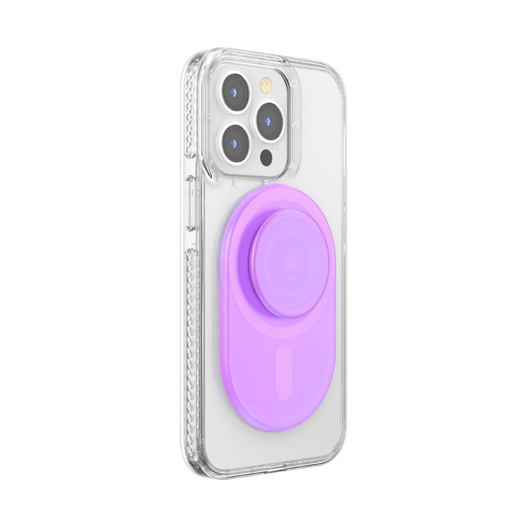 صورة PopSockets PopGrip Magnetic Grip and Stand for MagSafe - Opalescent Pink