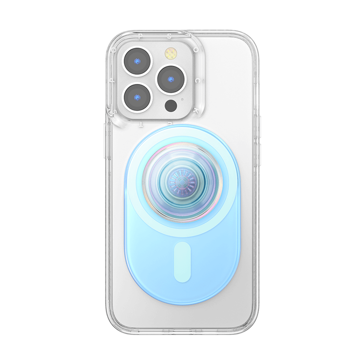 صورة PopSockets PopGrip Magnetic Grip and Stand for MagSafe - Blue Opalescent