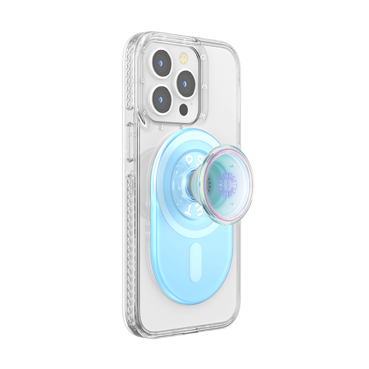 صورة PopSockets PopGrip Magnetic Grip and Stand for MagSafe - Blue Opalescent