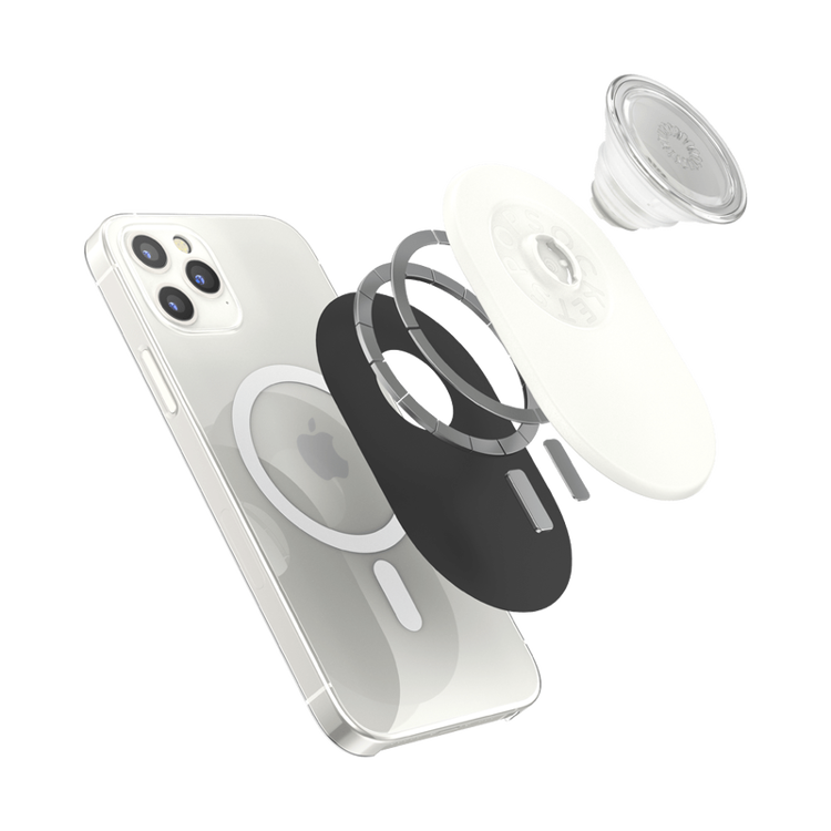 صورة PopSockets White PopGrip For MagSafe
