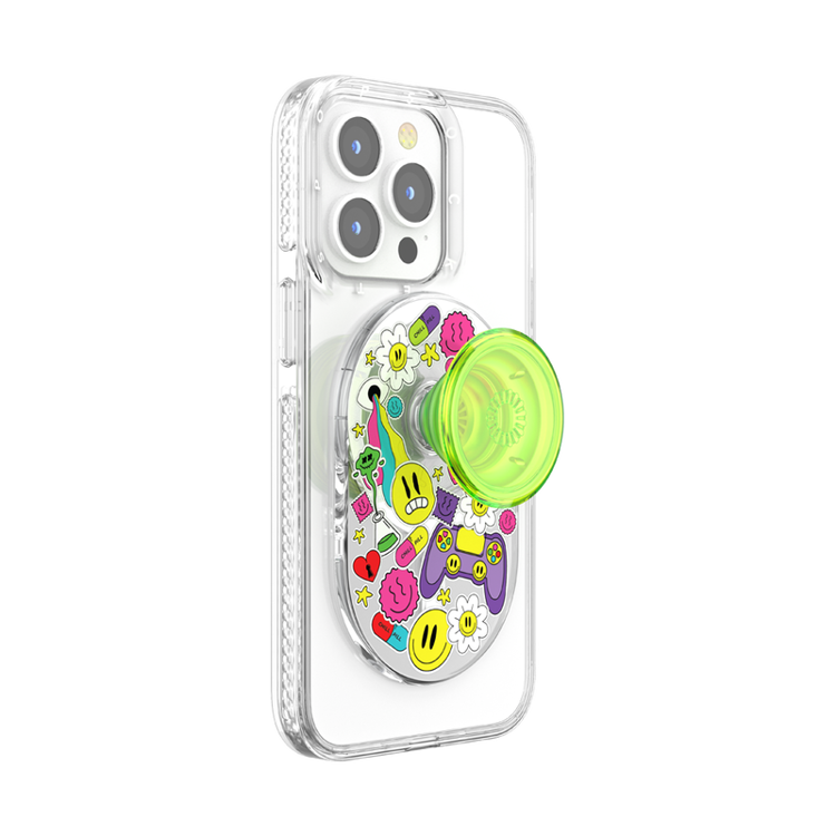 صورة PopSockets PopGrip MagSafe – Bright Psych