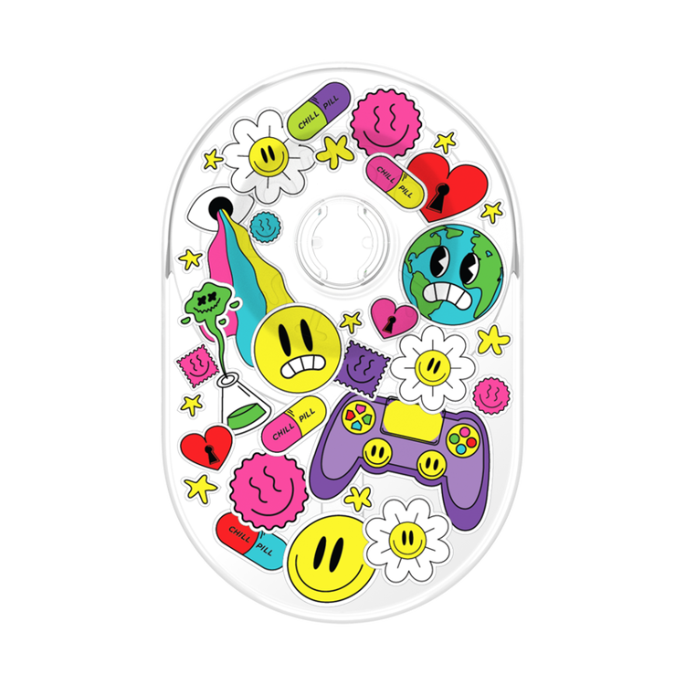 صورة PopSockets PopGrip MagSafe – Bright Psych