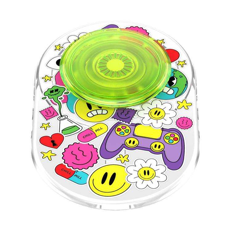 صورة PopSockets PopGrip MagSafe – Bright Psych