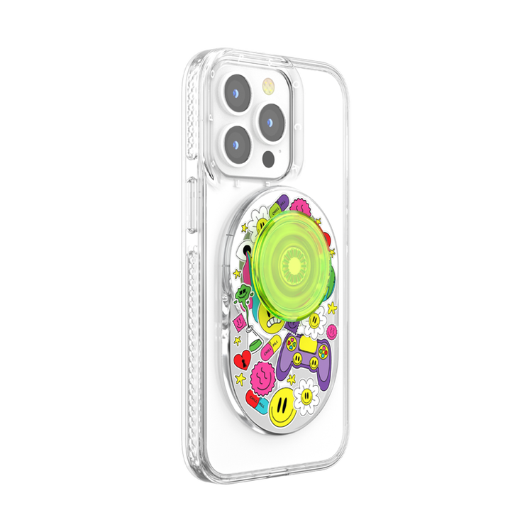 صورة PopSockets PopGrip MagSafe – Bright Psych
