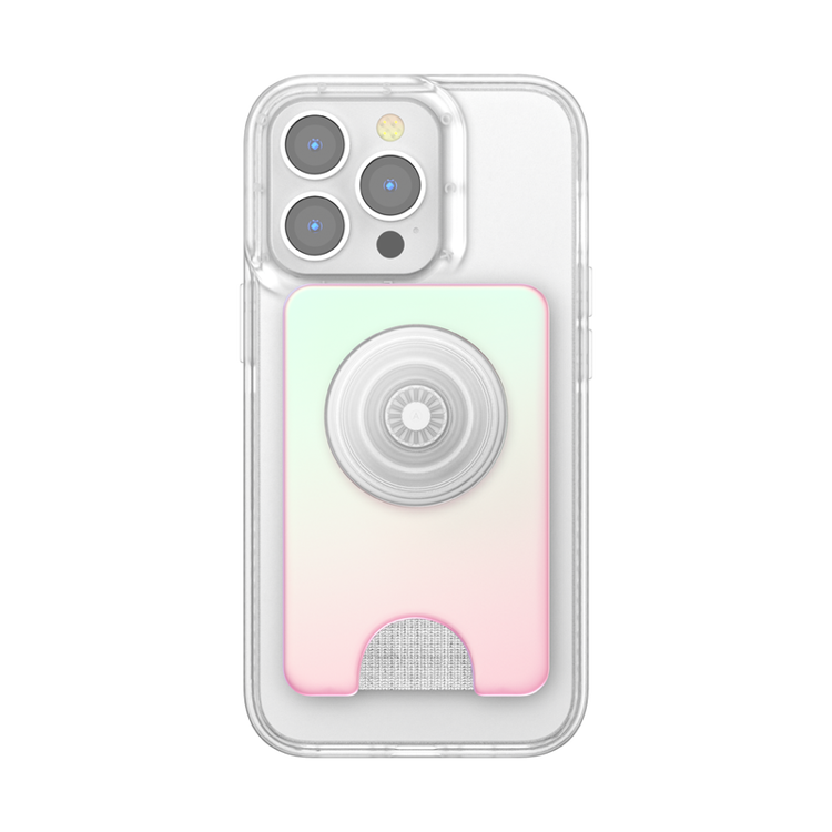 صورة PopSockets - PopWallet Plus for Apple MagSafe - Mermaid Pink