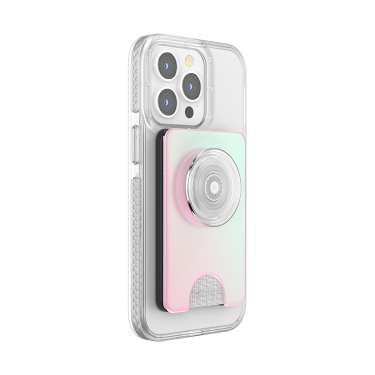 صورة PopSockets - PopWallet Plus for Apple MagSafe - Mermaid Pink