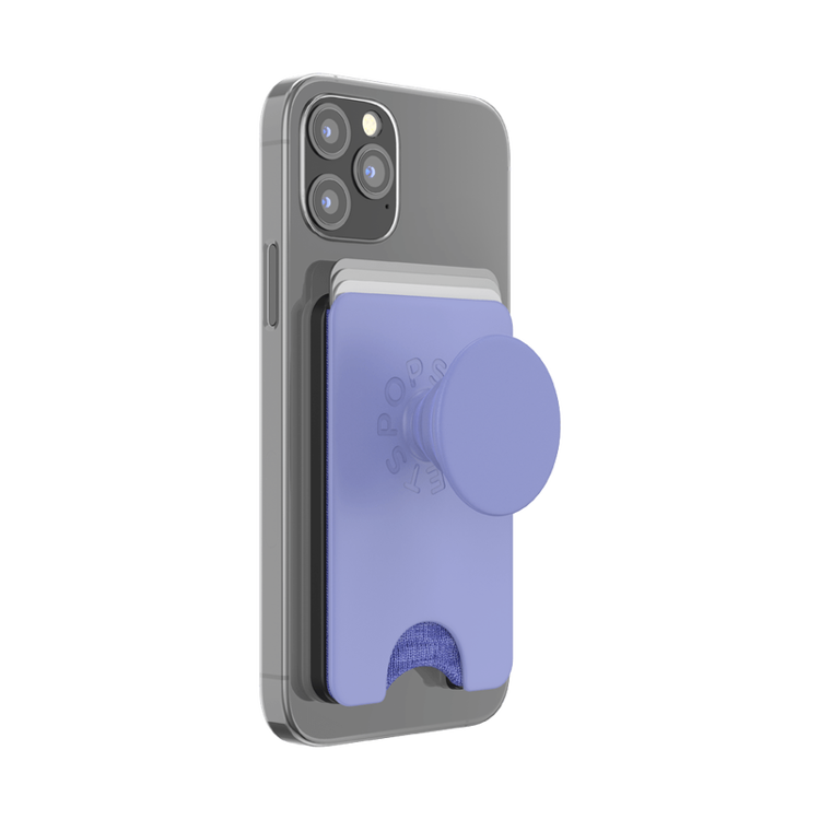 صورة PopSockets PopWallet with PopGrip Cell Phone Grip & Stand with MagSafe