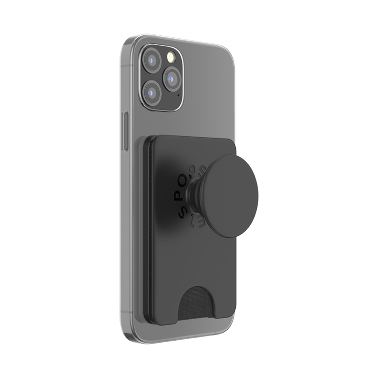 صورة PopSockets PopWallet with PopGrip Cell Phone Grip & Stand with MagSafe