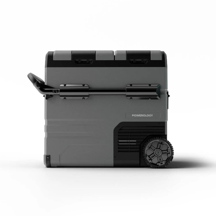 صورة Powerology Smart 55L Fridge & Freezer with Dual Compartment - Black