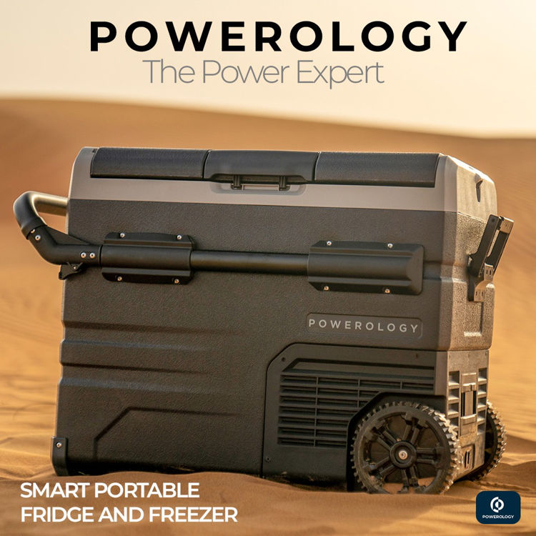صورة Powerology Smart 55L Fridge & Freezer with Dual Compartment - Black