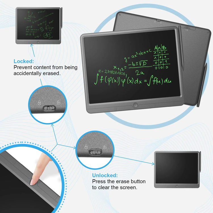 صورة Green Lion LCD Digital Writing Pad - Grey