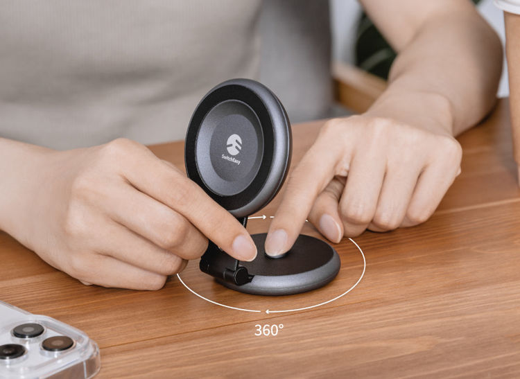 صورة SwitchEasy Orbit Universal Magnetic iPhone Stand - Black