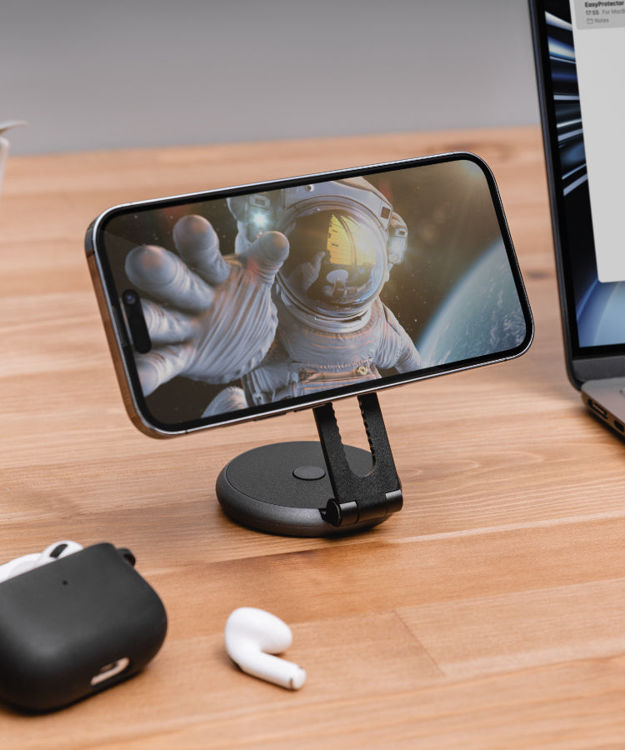صورة SwitchEasy Orbit Universal Magnetic iPhone Stand - Black