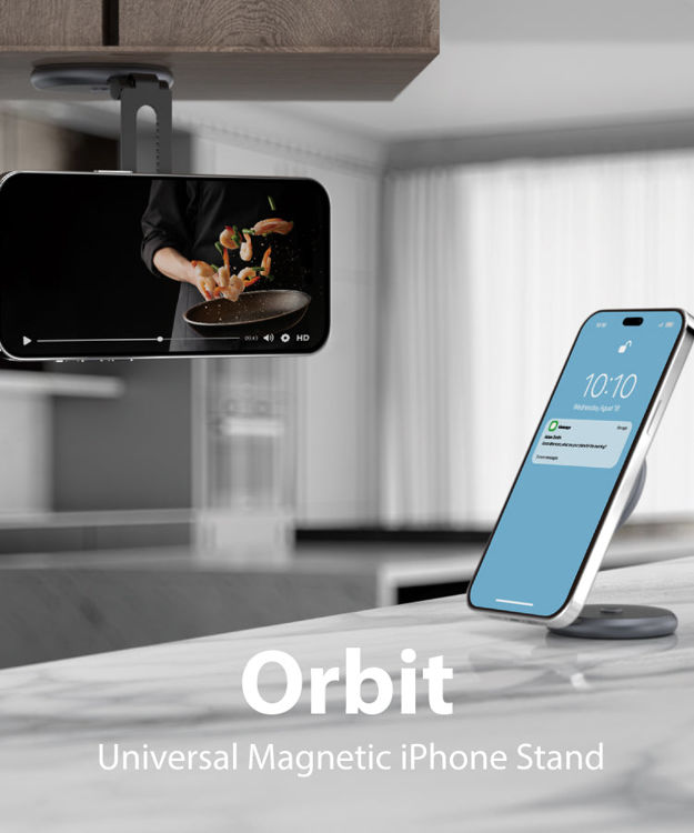 صورة SwitchEasy Orbit Universal Magnetic iPhone Stand - Black