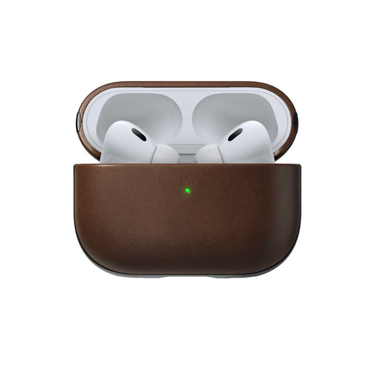 Picture of NOMAD Modern Leather Case AirPods Pro (2nd gen) - Brown