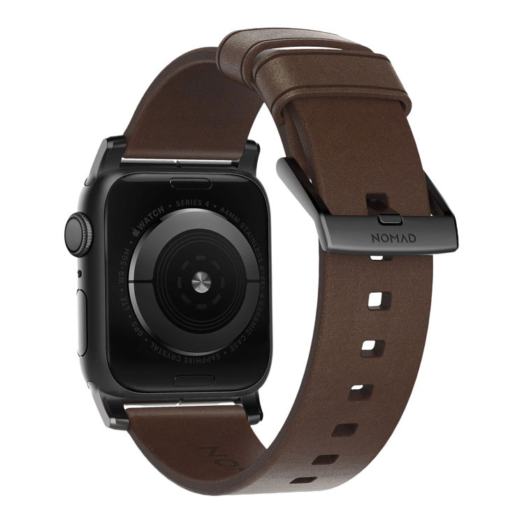صورة Nomad Modern Leather Strap for Apple Watch - 44mm/45/49mm – Classic Brown