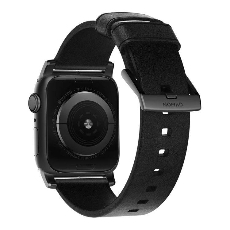 صورة Nomad Modern Leather Strap for Apple Watch - 44mm/45/49mm – Black