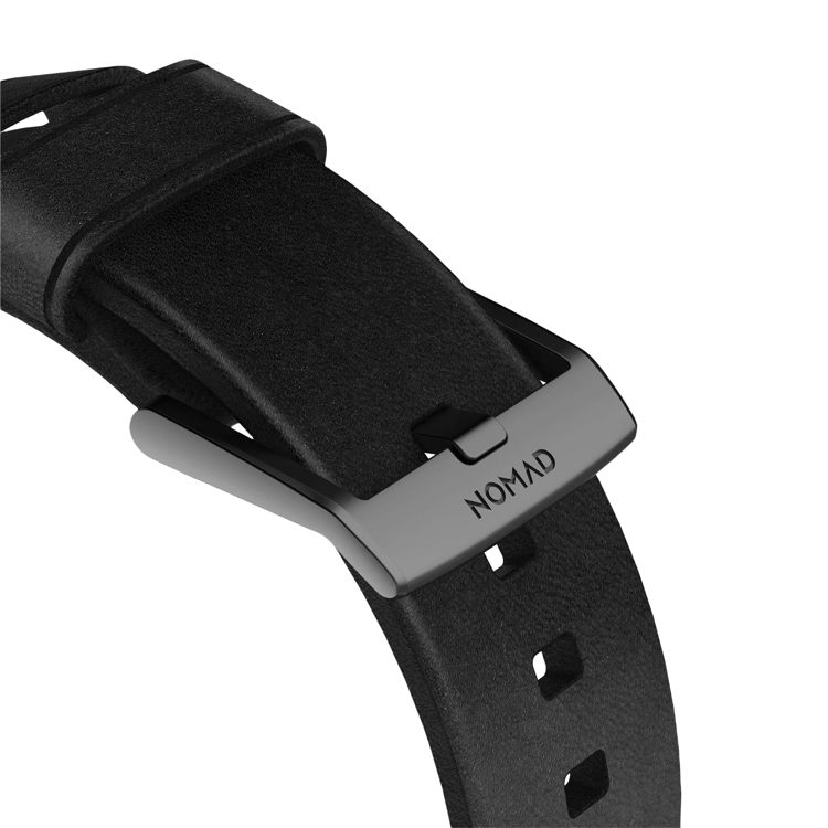 Picture of Nomad Modern Leather Strap for Apple Watch - 44mm/45/49mm – Black