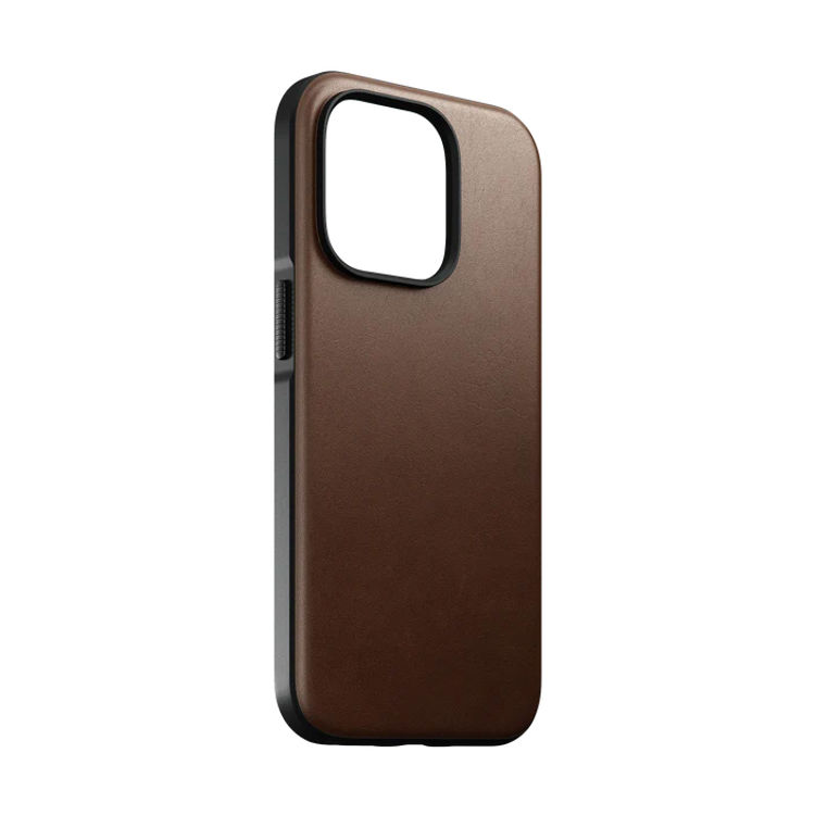 Picture of Nomad Modern Leather Case for iPhone 14 Pro Max - Rustic Brown