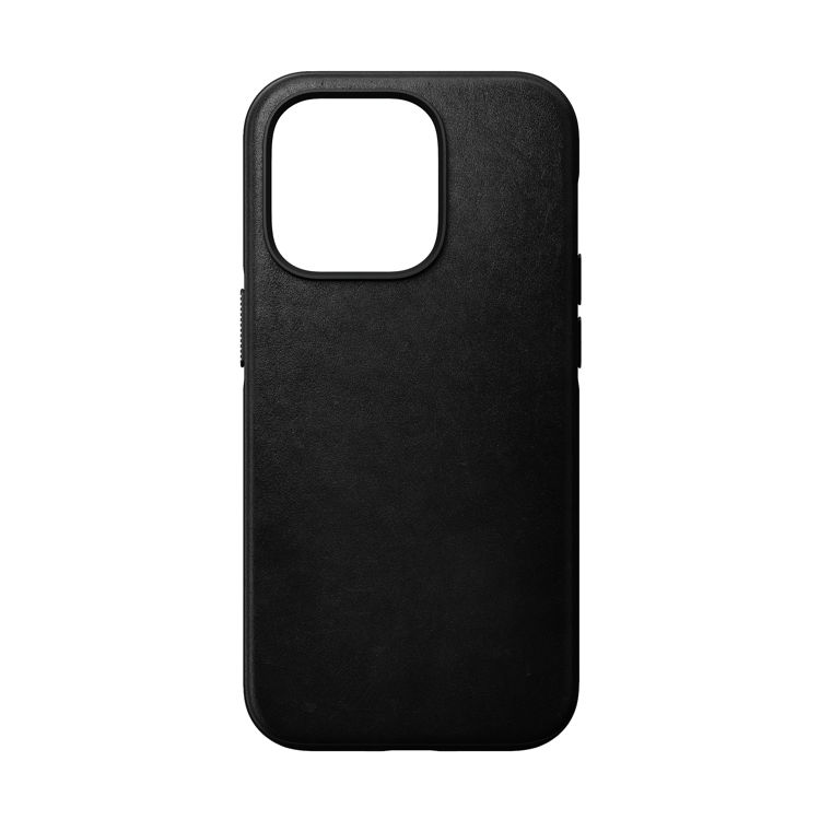 صورة Nomad Modern Leather Case for iPhone 14 Pro - Black