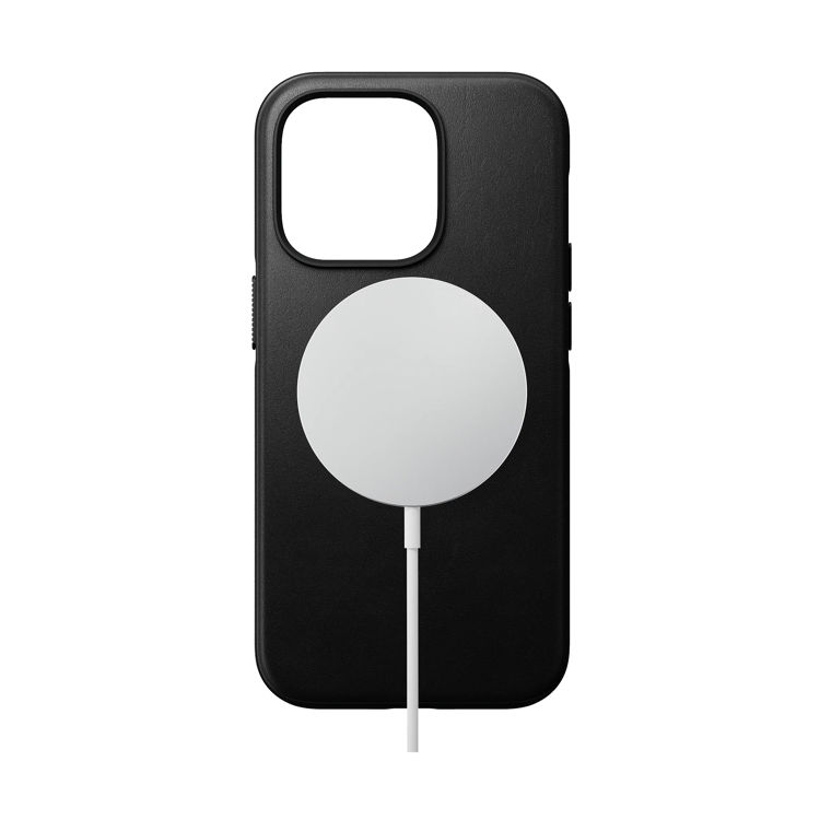 صورة Nomad Modern Leather Case for iPhone 14 Pro Max - Black