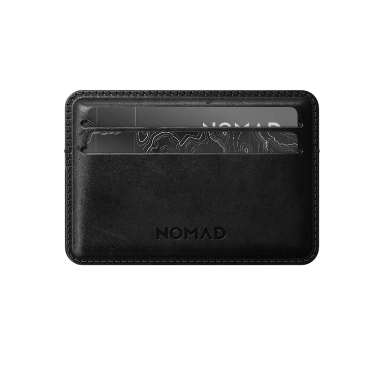 صورة Nomad Card Wallet Horween Leather - Black