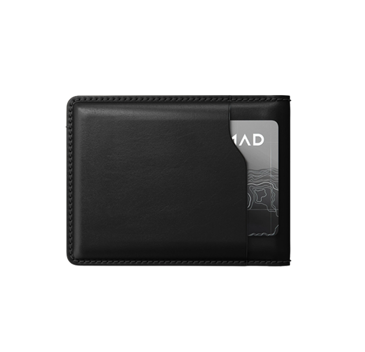 صورة Nomad Bifold Leather Wallet -  Black