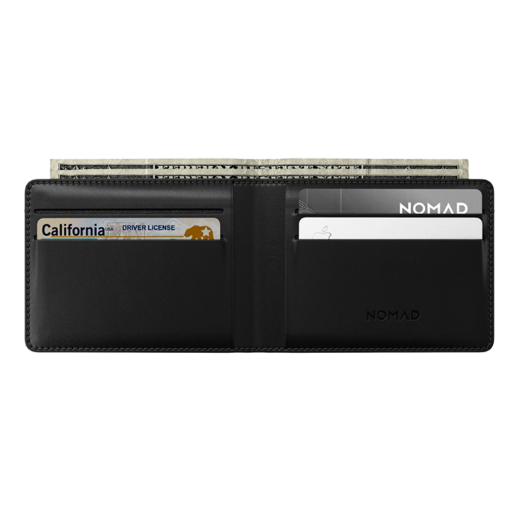 Picture of Nomad Bifold Leather Wallet -  Black