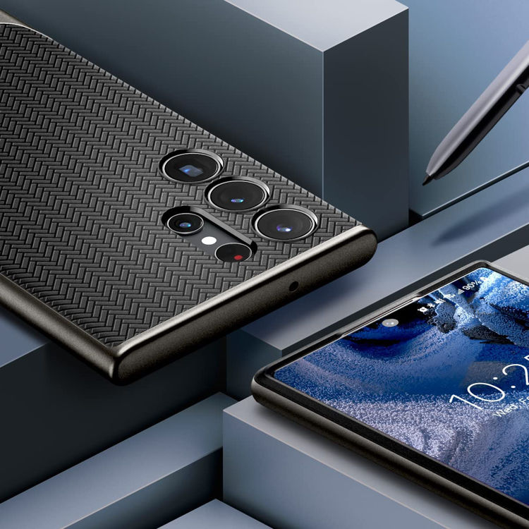 صورة Spigen Neo Hybrid Case Compatible with Samsung Galaxy S23 Ultra 5G - Gunmetal
